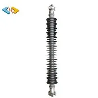 変電所における 126kV 高電圧ポリマー電気絶縁体